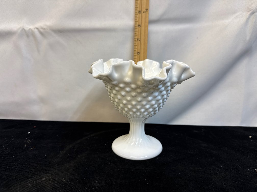 Fenton Hobnail Compote Dish