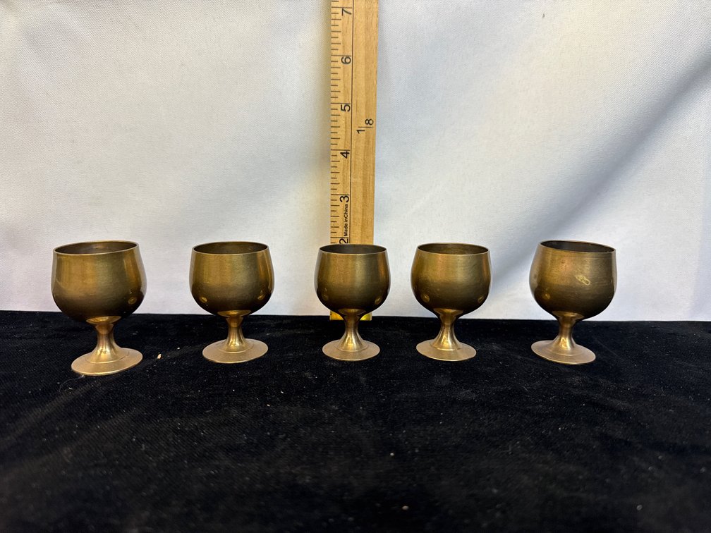 Brass Shot Glasses