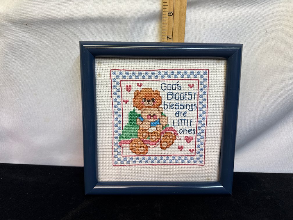 Cross-Stitch Framed Piece