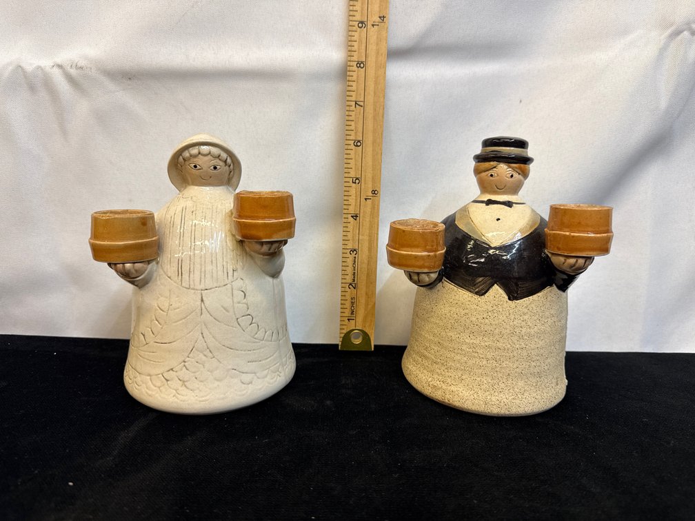 Bride & Groom Candle Holders