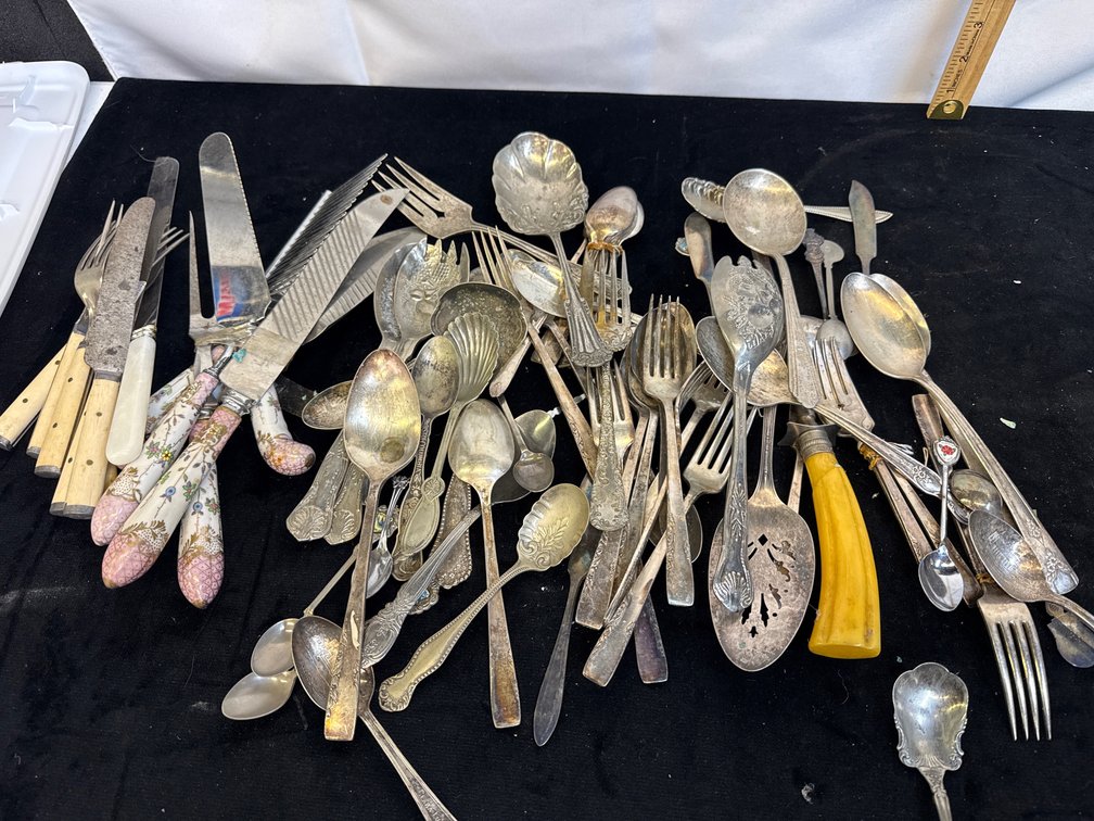Large Assorted Silverware Lot