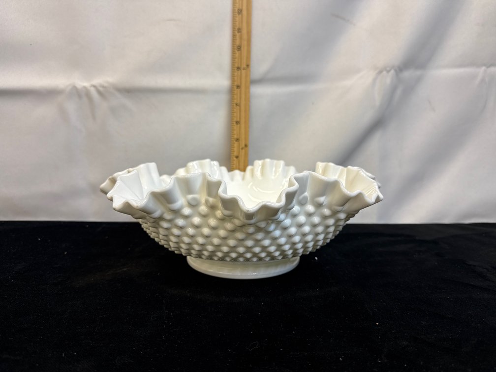 Fenton Hobnail Bowl 12”