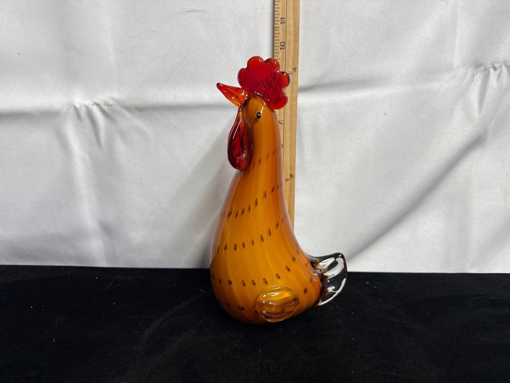 Glass Amberina Beard Chicken