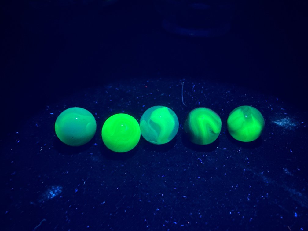 UV Reactive Marbles