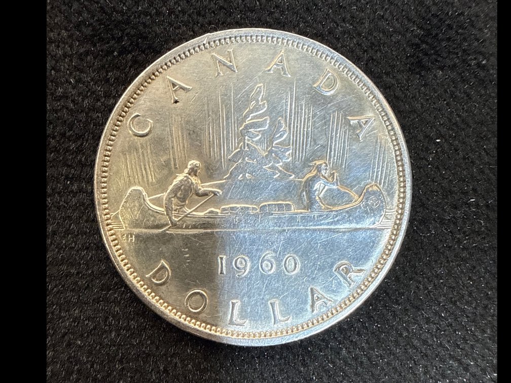 1960 Canadian Silver Dollar
