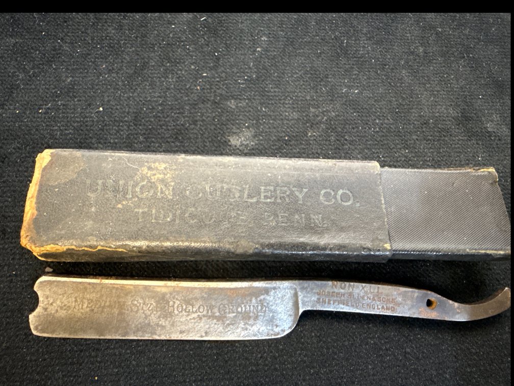 Vintage Straight Razor Blade