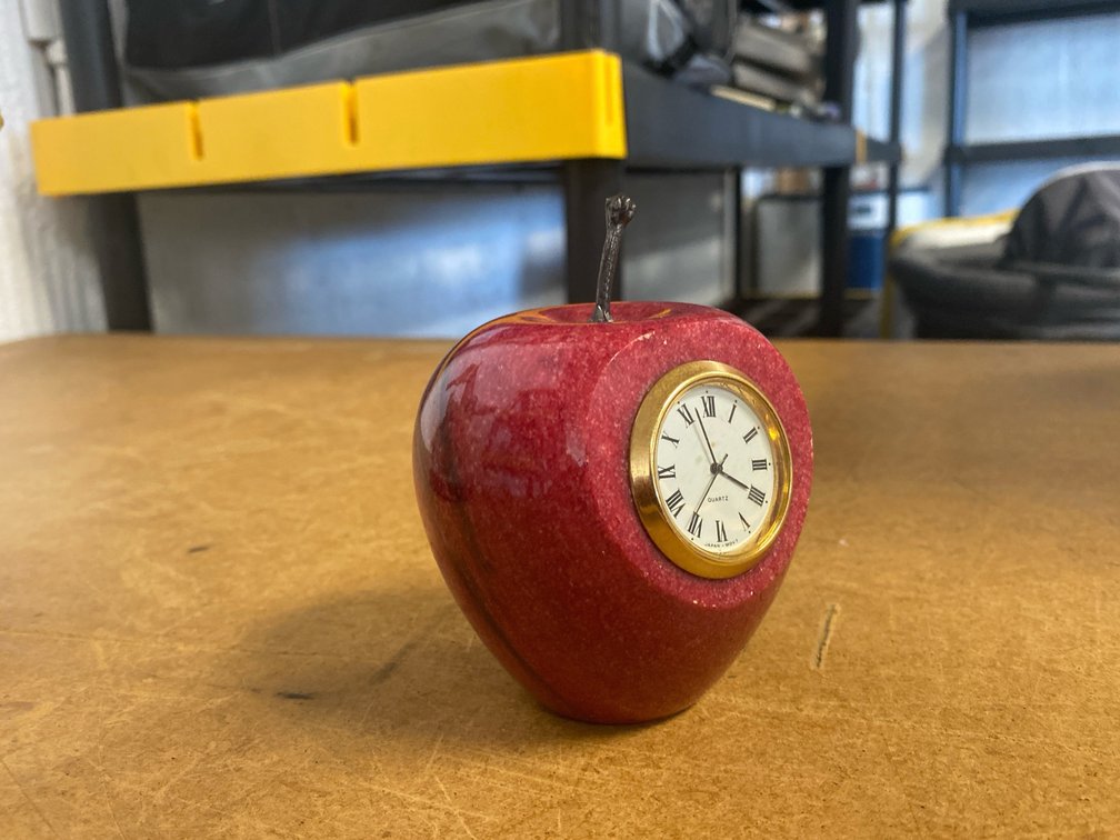 Apple-Shaped Desk Clock