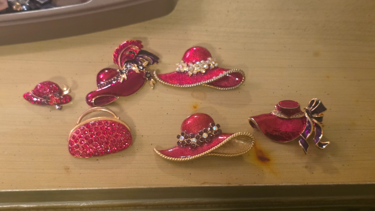 Red Hat Brooches