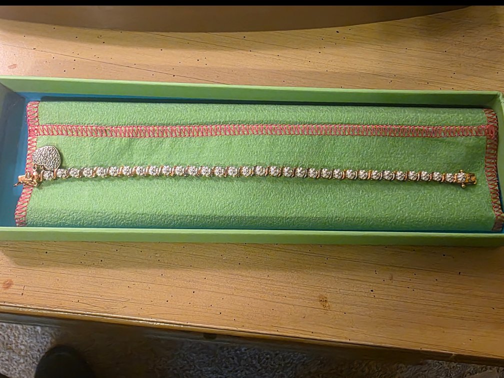 Round-Cut Stone Tennis Bracelet