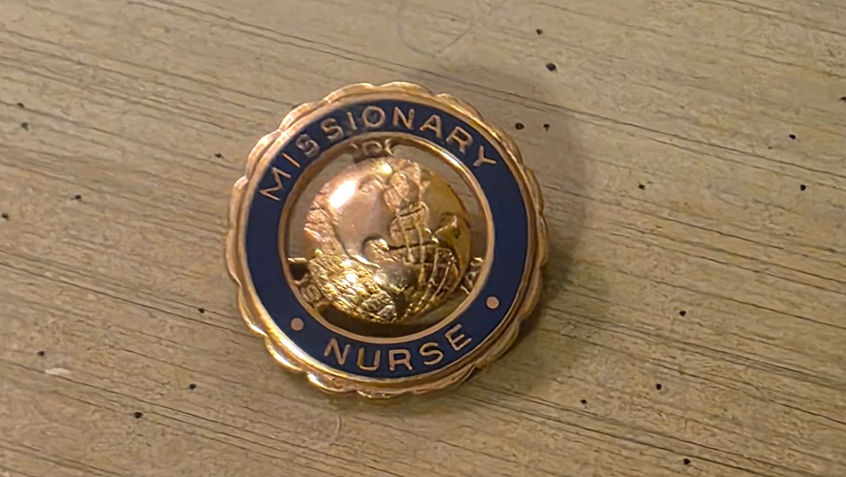 1/20th 10k GF Missionary Nurse Pin