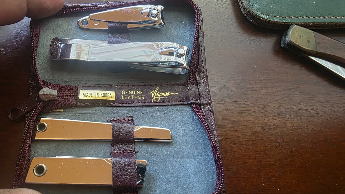 Vintage Nail Clipper Kit