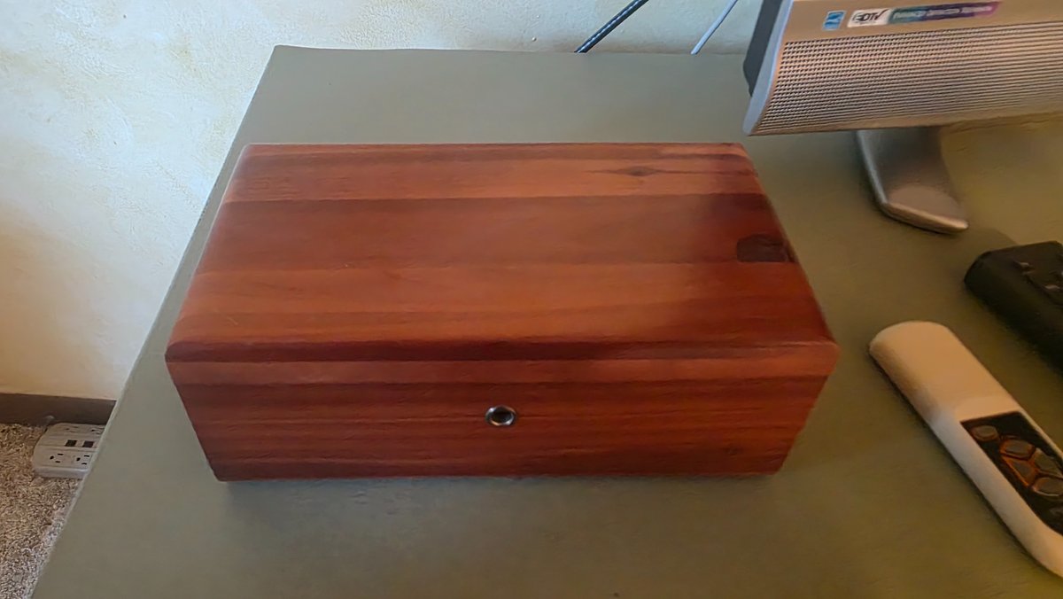 Lane Salesman Sample Cedar Box