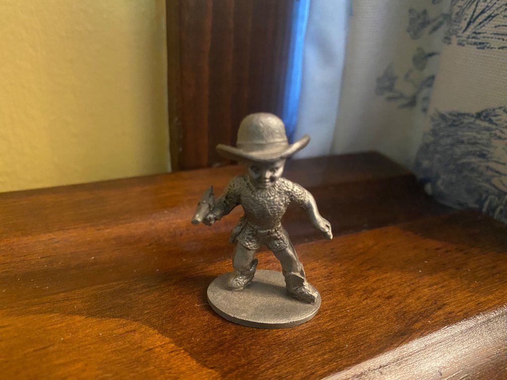 Miniature Pewter Child Cowboy