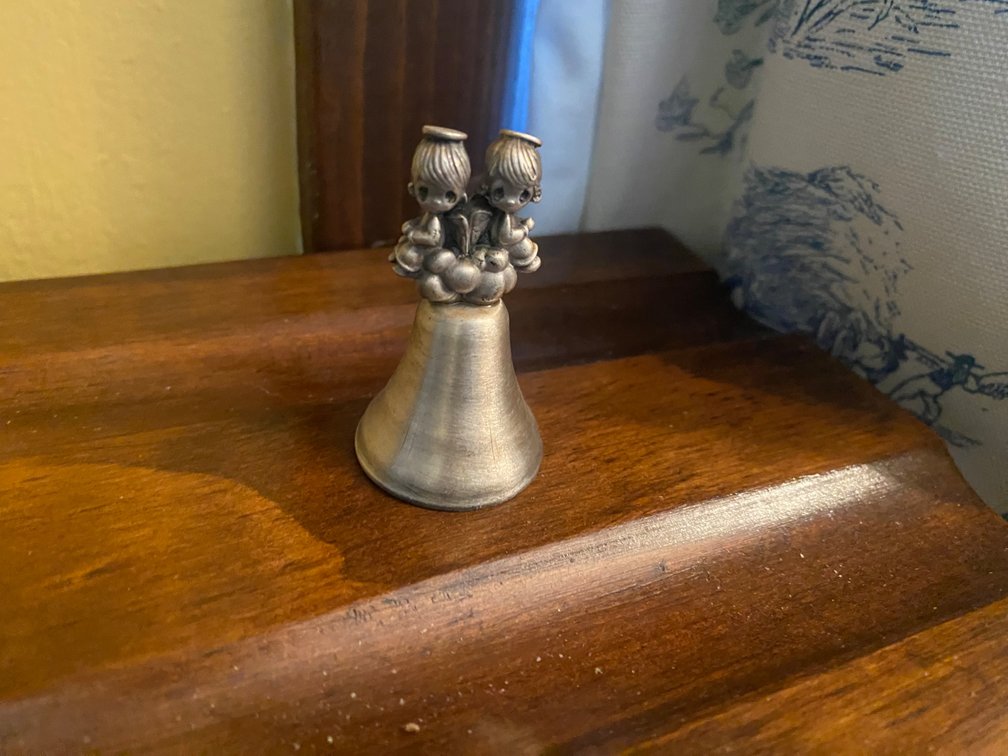 Miniature Pewter Precious Moments Bell