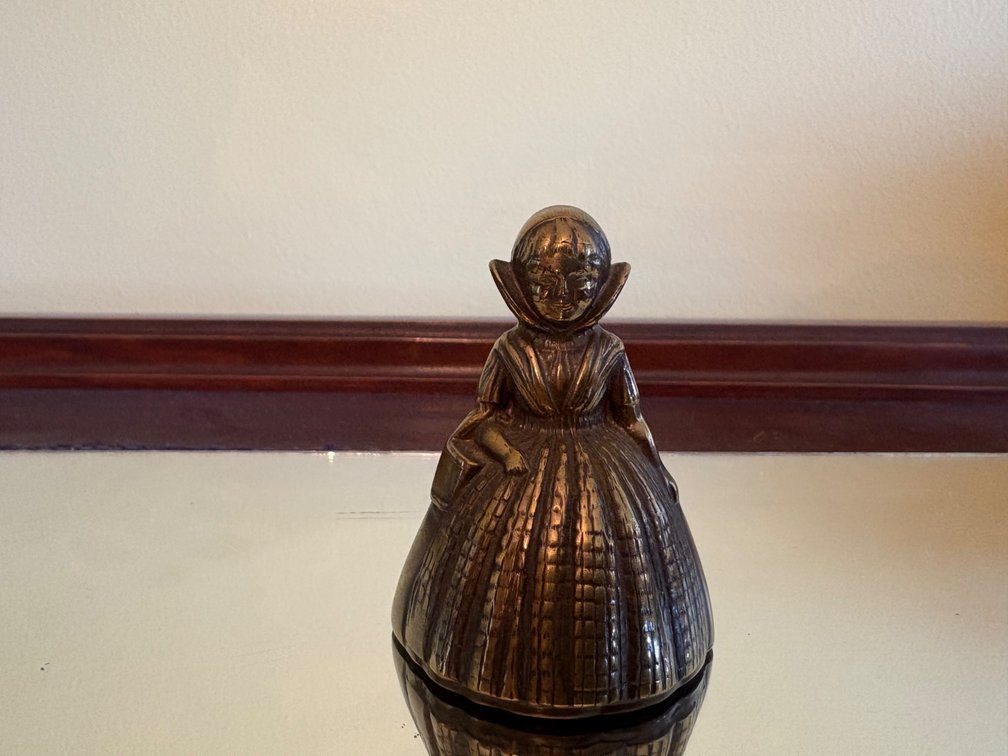 Brass English Lady Table Bell