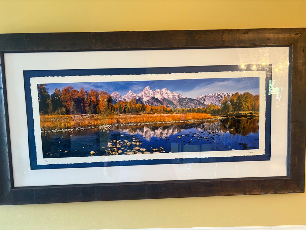 Grand Teton Range Framed Artwork