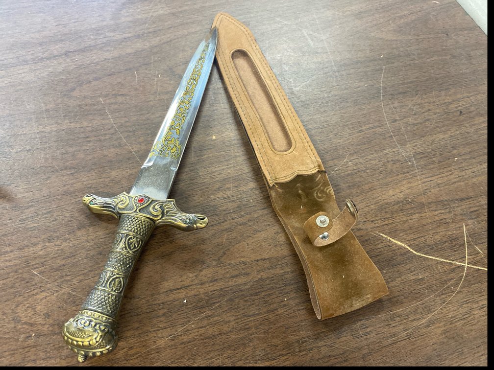 Fantasy Nazca Dagger w/Sheath