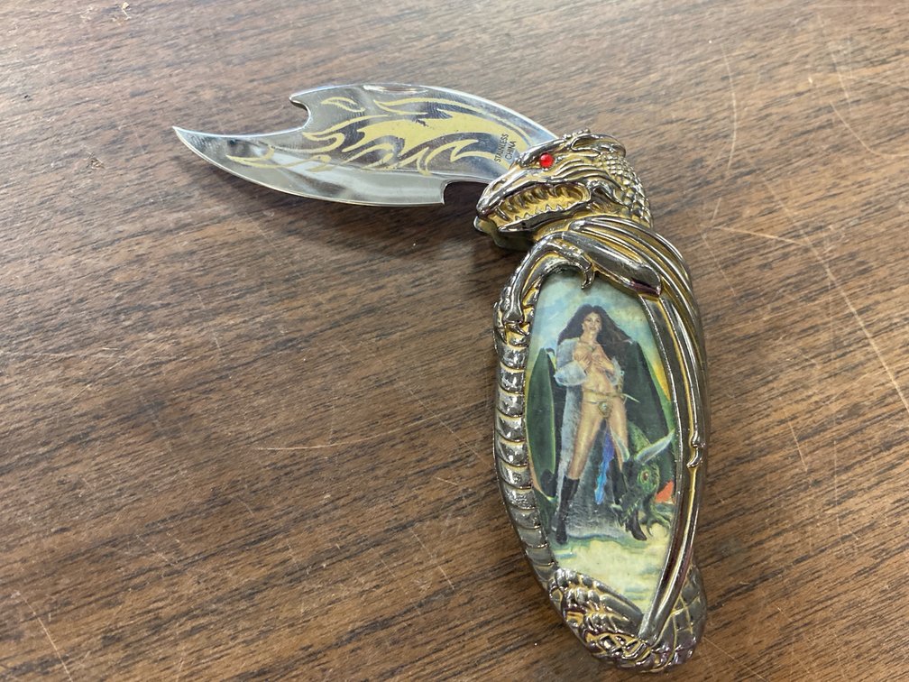 Dragon Fantasy Pocket Knife