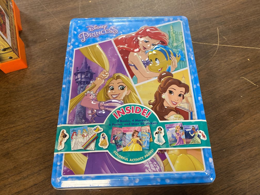Display Princess Activity Books