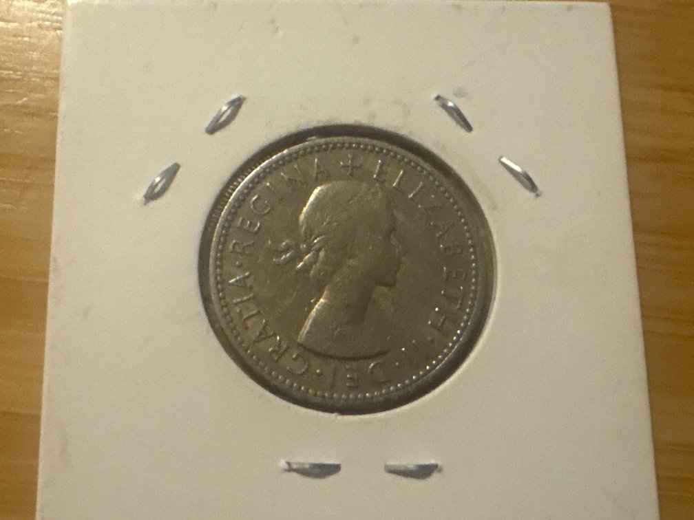 1957 Queen Elizabeth 1 Shilling