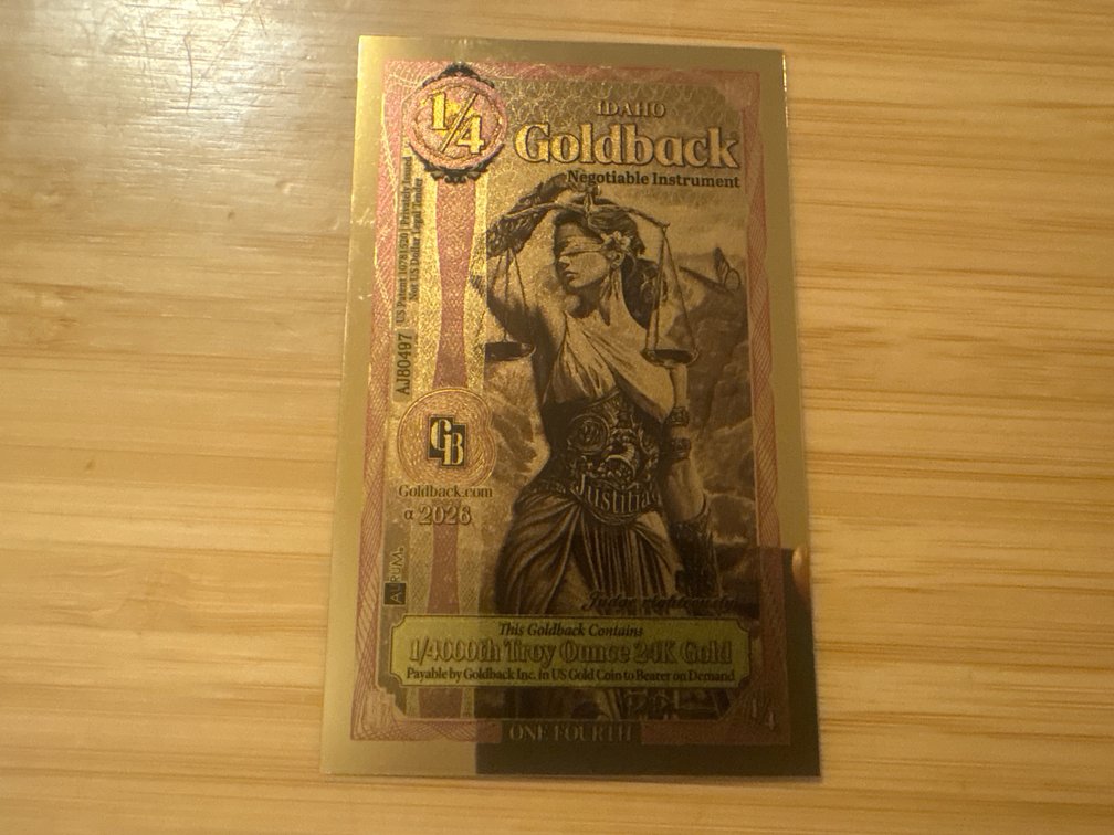Idaho Goldback