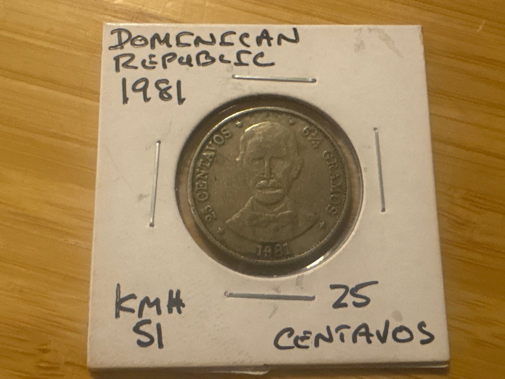 1981 25 Centavos