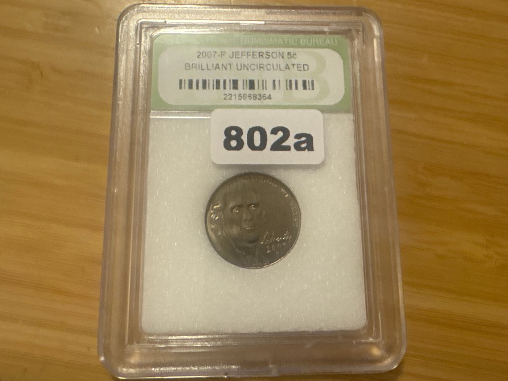 2007 Uncirculated Jefferson Nickel