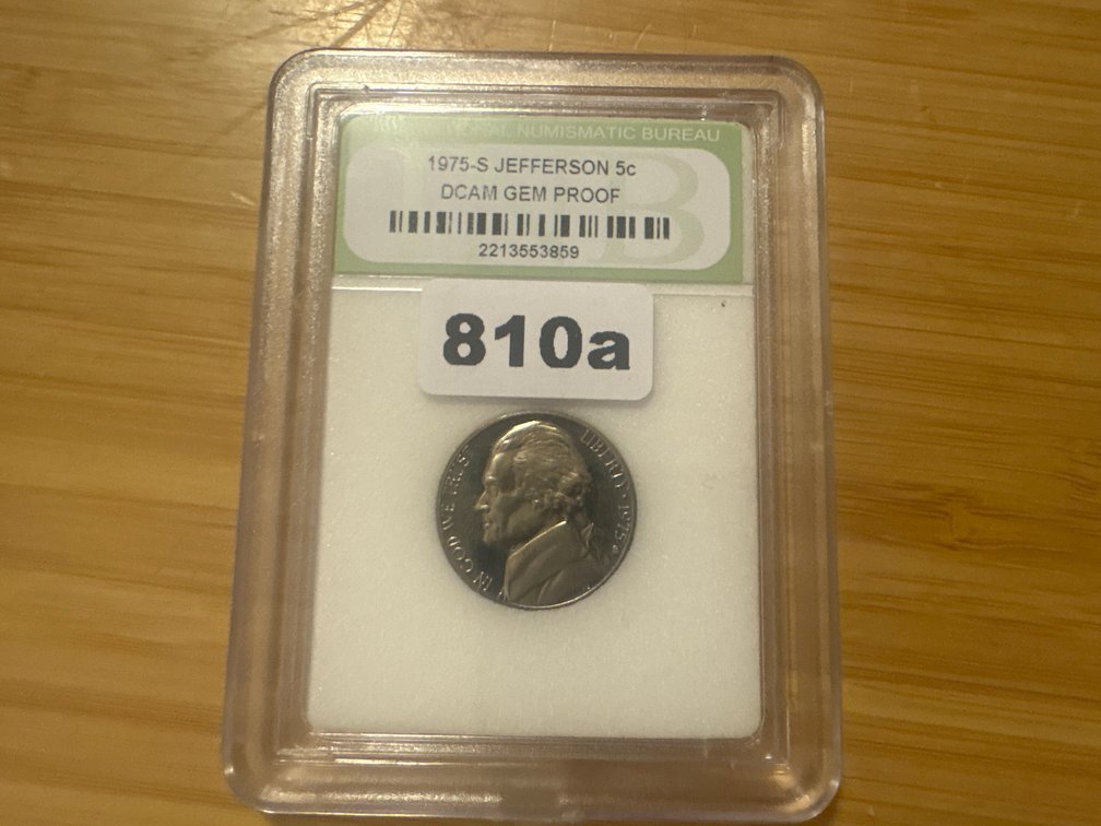 1975 Jefferson Gem Proof Nickel