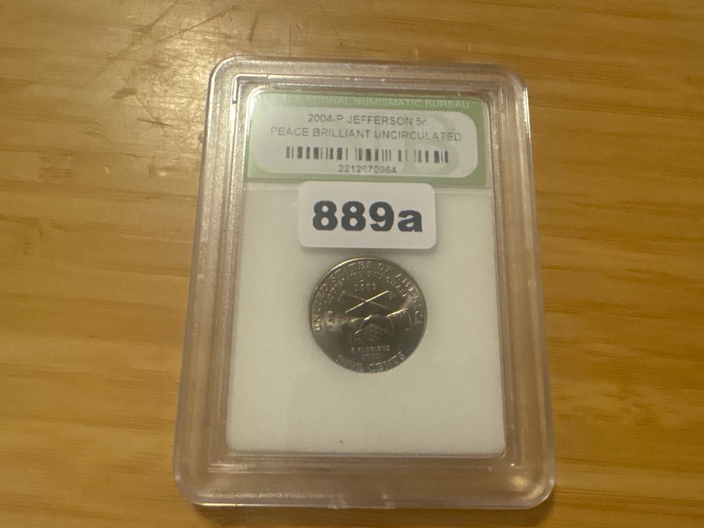 2004 Uncirculated Jefferson Peace Nickel