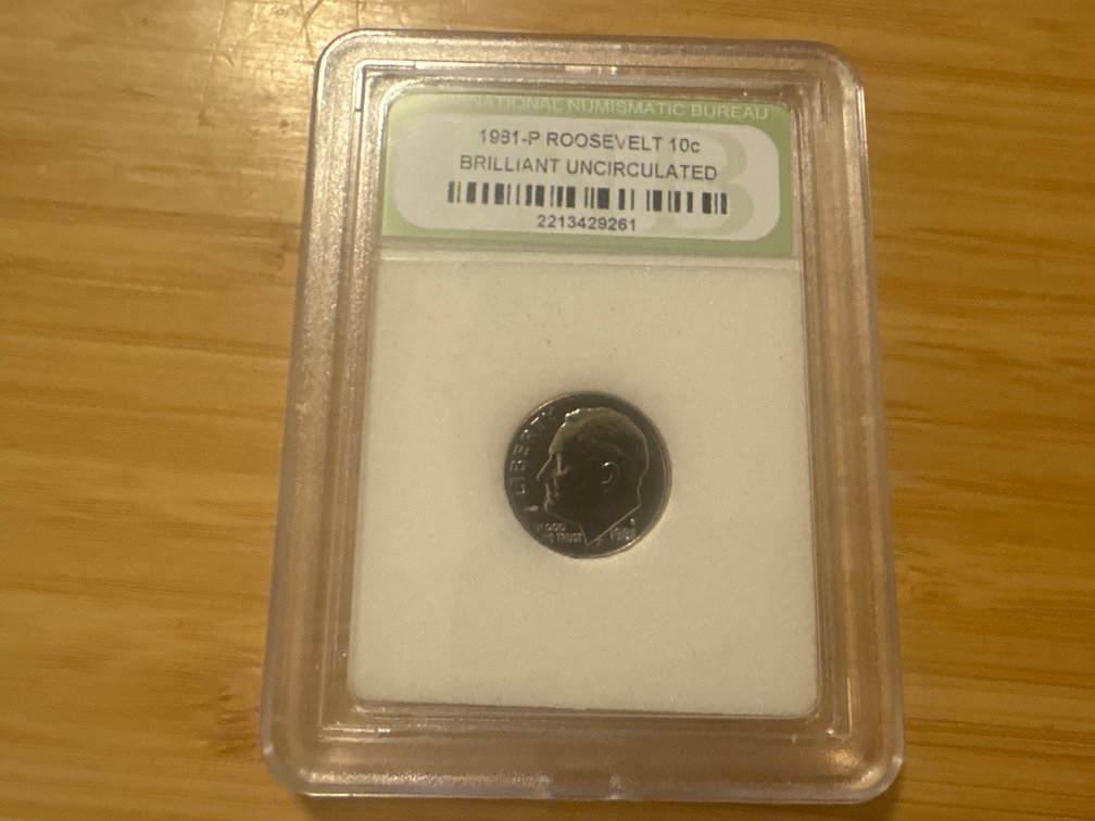 1981 Uncirculated Dime