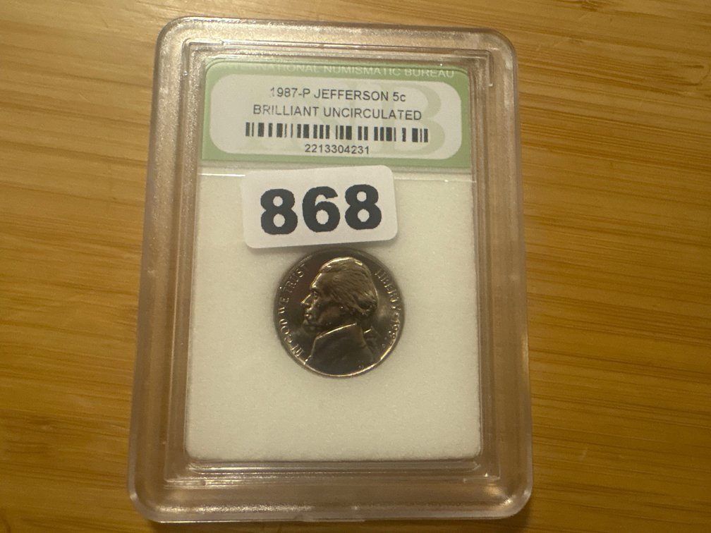 1987 Uncirculated Nickel