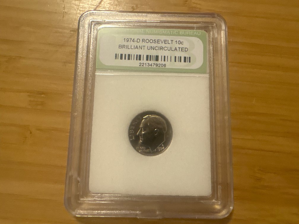 1974 Uncirculated Dime