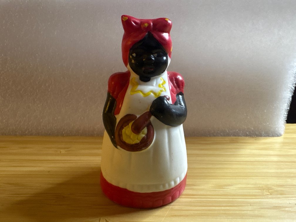 Black Americana Mammy Ceramic Bell