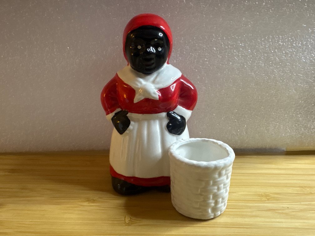 Black Americana Mammy Toothpick Holder