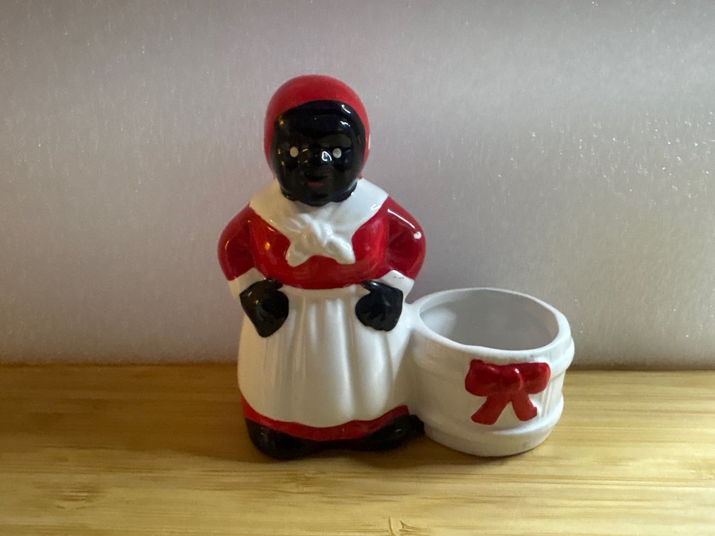 Black Americana Mammy Toothpick Holder