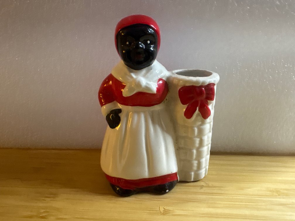 Black Americana Mammy Toothpick Holder