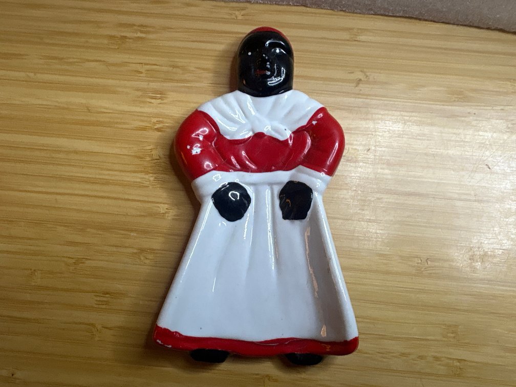 Black Americana Mammy Ceramic Spoon Rest