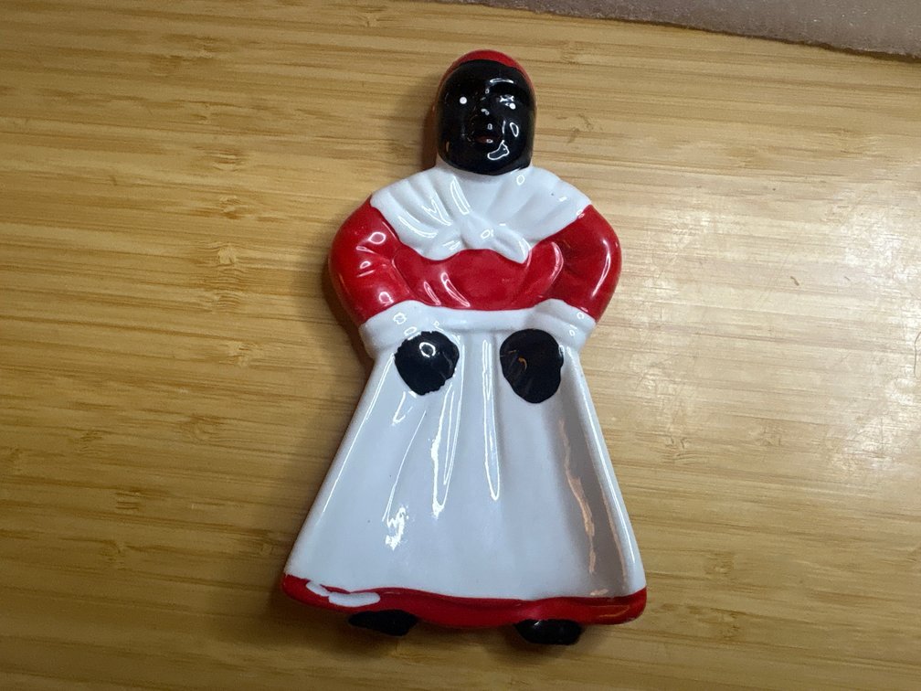 Black Americana Mammy Ceramic Spoon Rest
