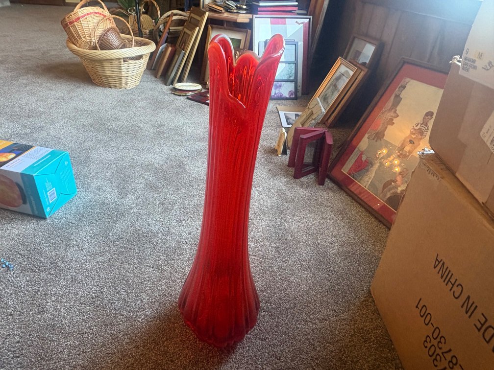 Swung Glass Vase