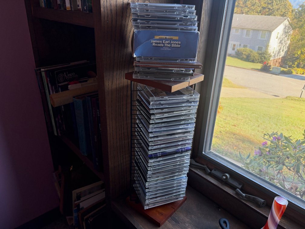 CD Stand with CDs