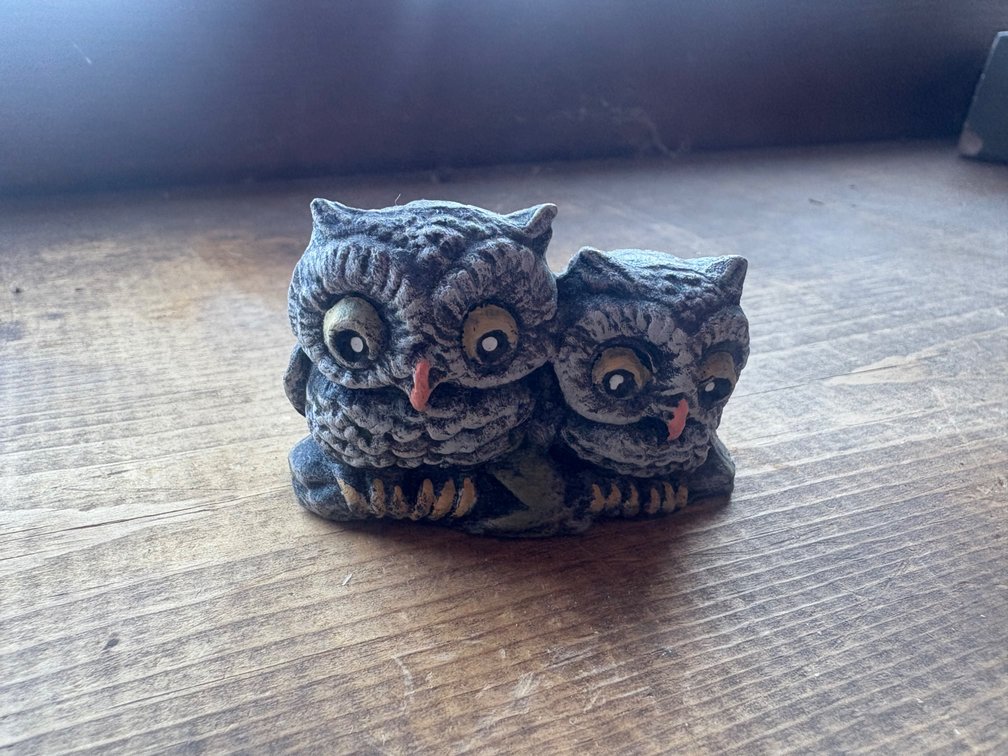 Small Owls Figurine