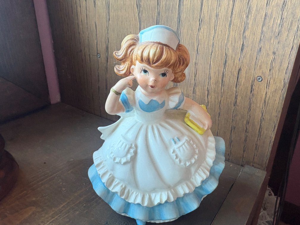 1950s Little Girl Nurse Figurine