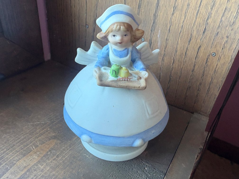 Porcelain Nurse Musical Figurine