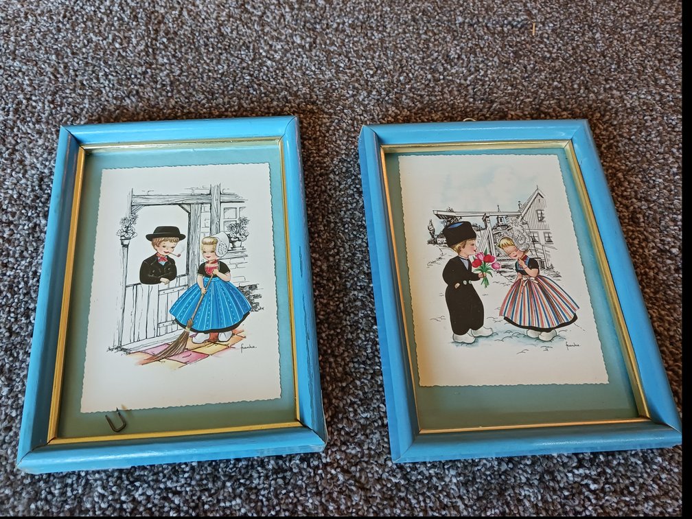 Dutch Children Framed Artwork