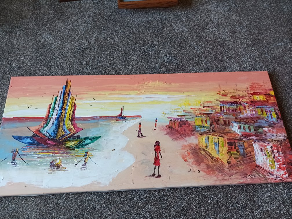 Coastal Scene Canvas Artwork