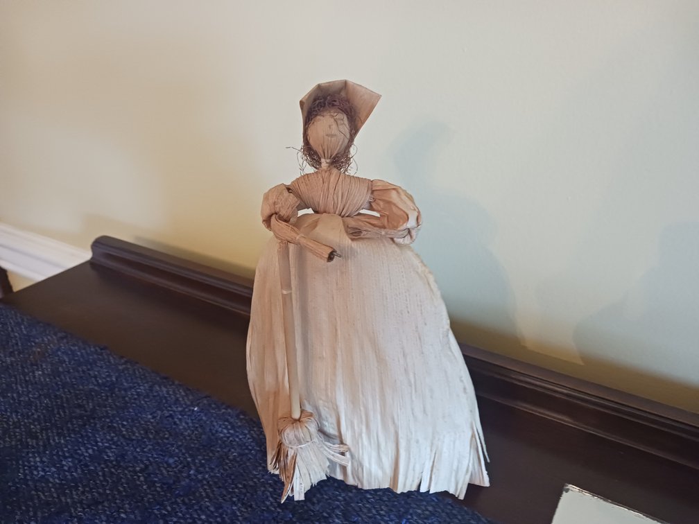 Folk Art Corn Husk Doll