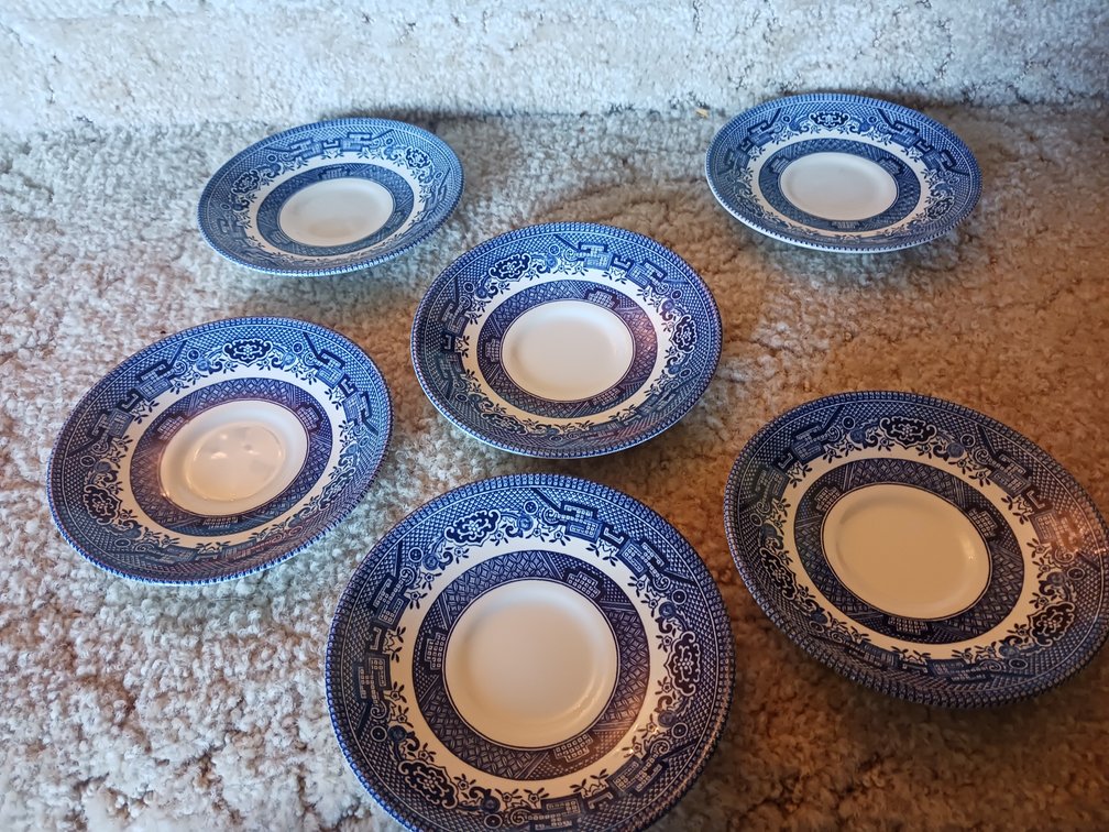 Blue Willow Saucers