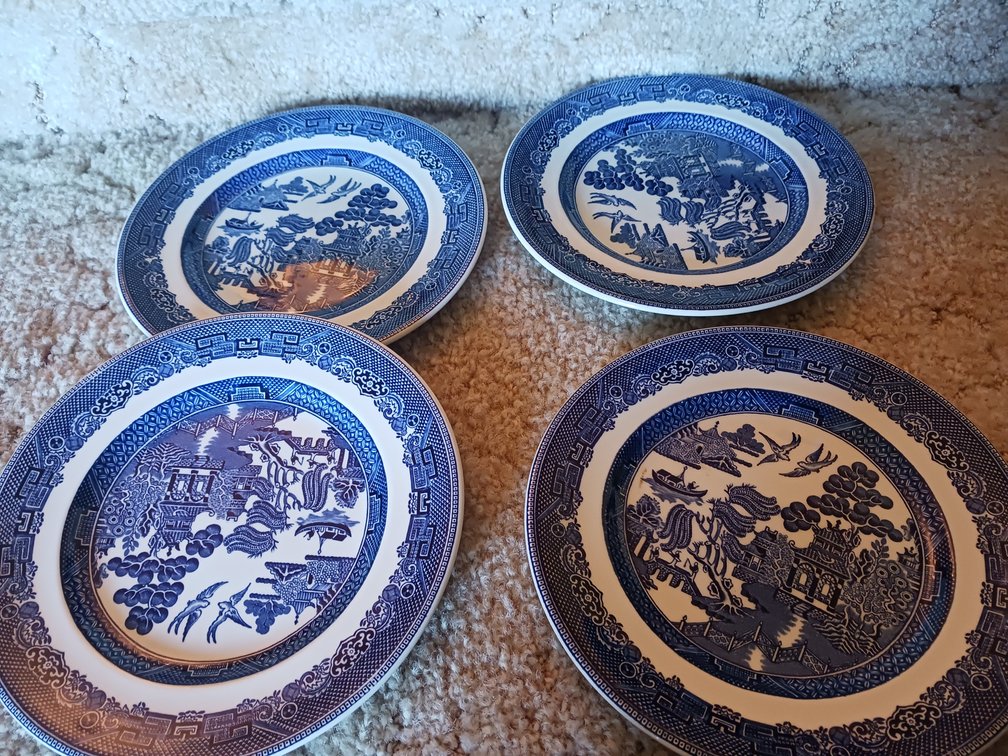Blue Willow Salad Bowls