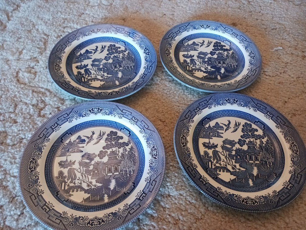 Blue Willow Plates