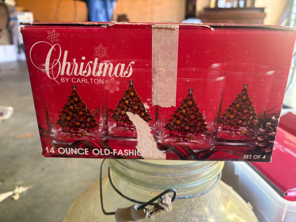 Christmas Tree 14oz. Glasses